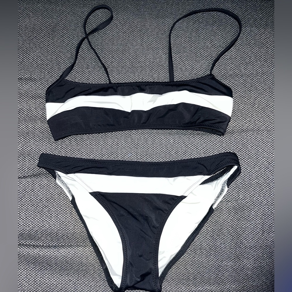 Solid And Striped Swimsuit - image 2